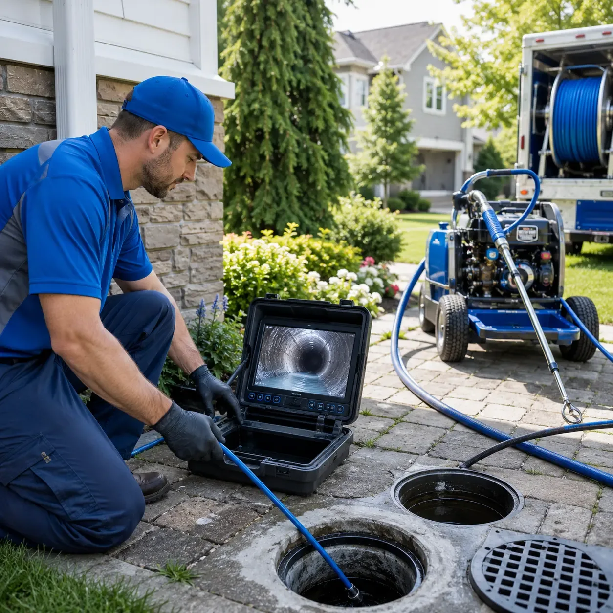 Outdoor drain cleaning professionals serving Mahaska, KS