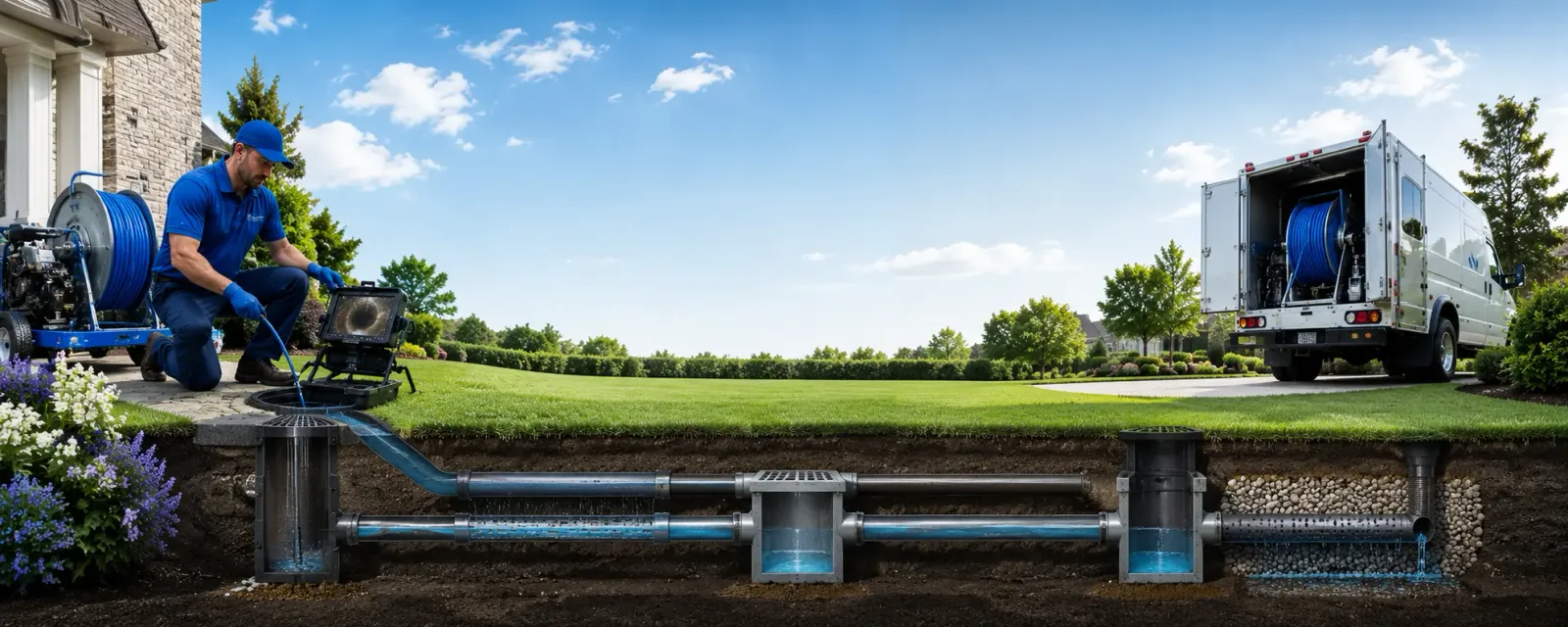 Outdoor drain cleaning information for Mahaska, KS